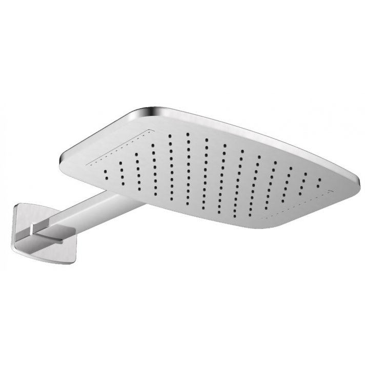 Waterval hoofddouche met doucheram 40 x 25 cm chroom