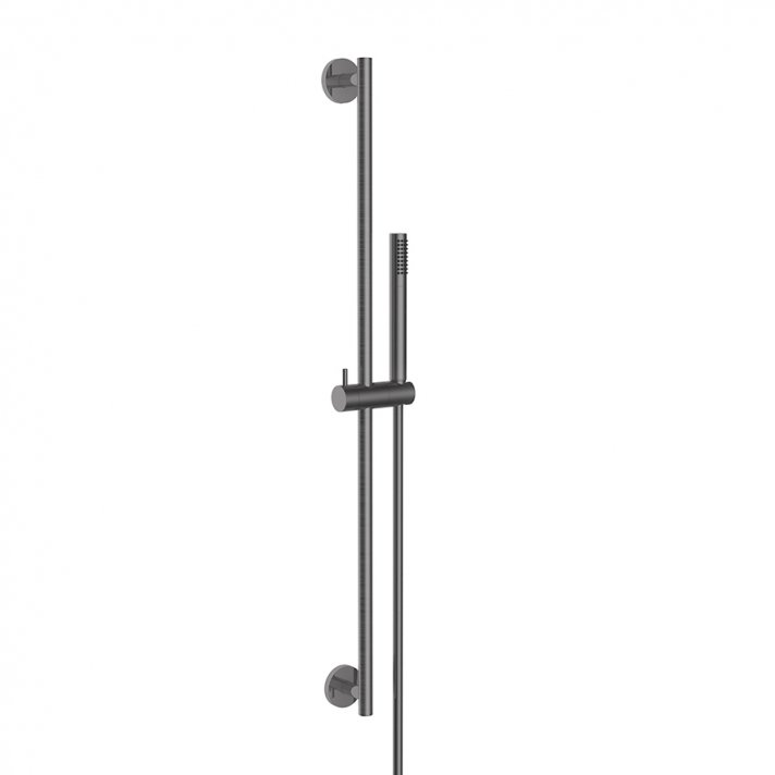 UniMatch glijstangset compleet met staafhanddouche 1 stand gunmetal