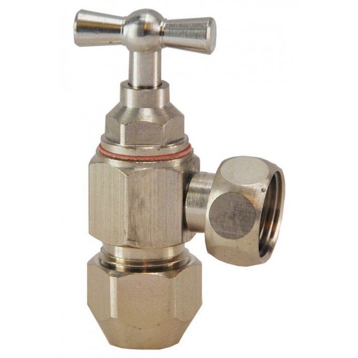 Riko hoekstopkraan 3210 3/8 x 10 mm chroom
