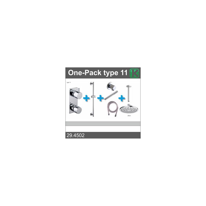 one-pack inbouwthermostaatset type 11 (20cm)