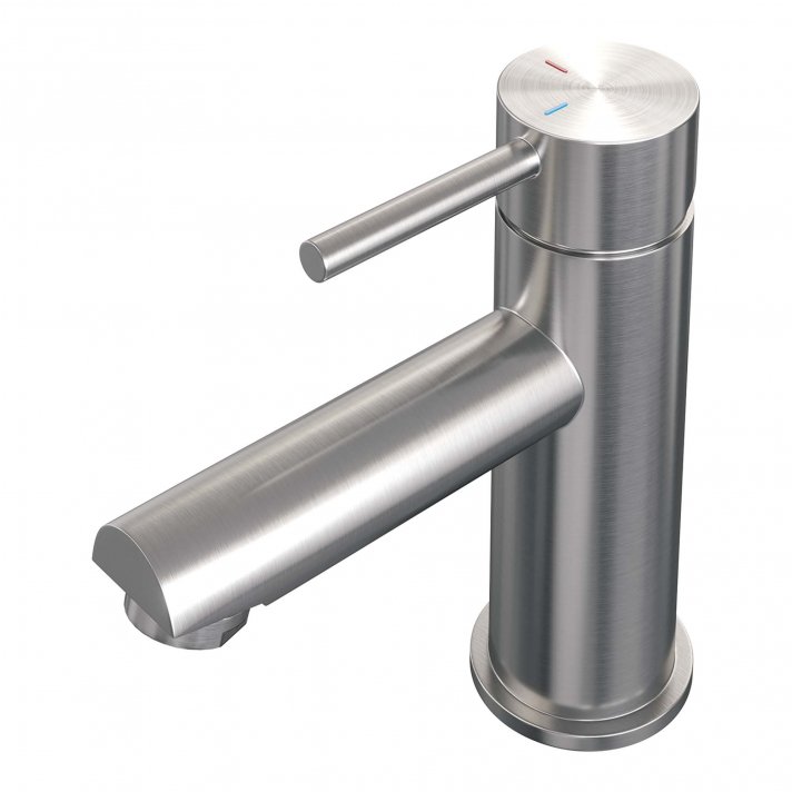 BRAUER Brushed Edition lage opbouw wastafelmengkraan model A RVS geborsteld PVD