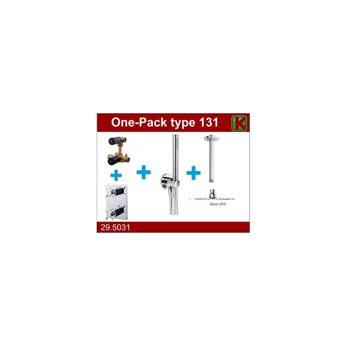 one-pack inbouwthermost.set type 131 CHR (20cm ufo)