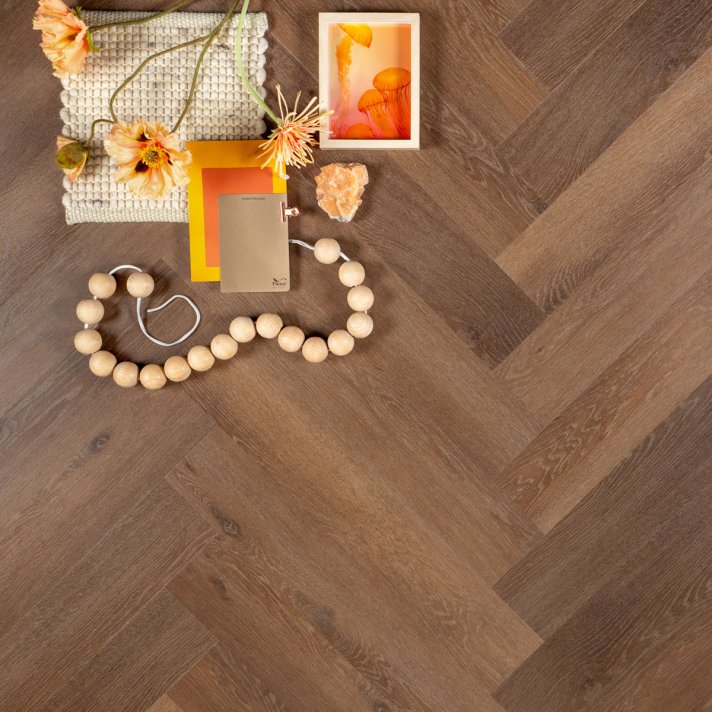 OTIUM visgraat spc rigid klik pvc - rose