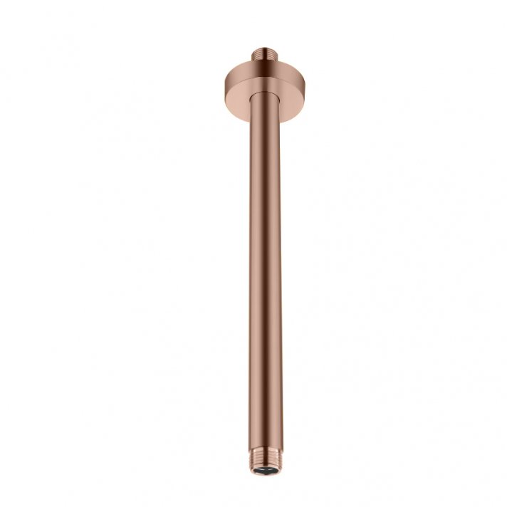 Hugo & Müeller Rainshower Plafond Aansluiting Geborsteld Koper 30cm