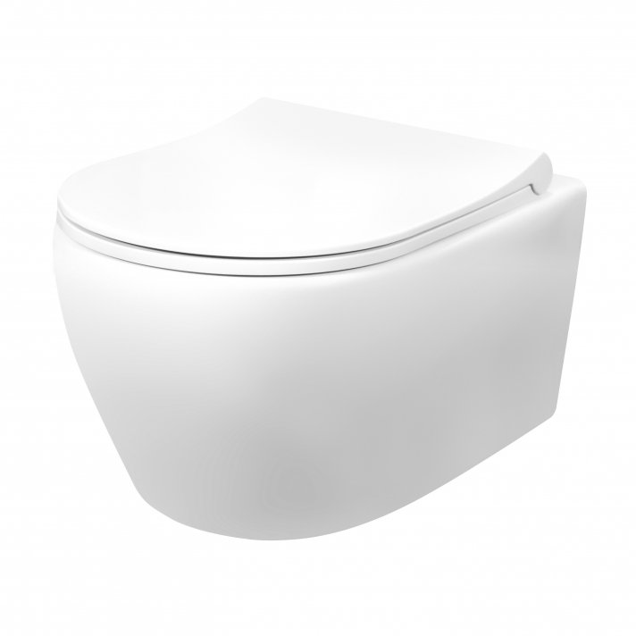 Eco Elegance Rimoff Ophang Wc Zonder Bidet - Wit