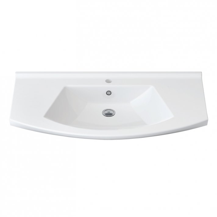 Eco Elegance Aleco Keramische Wastafel (85cm) - Wit