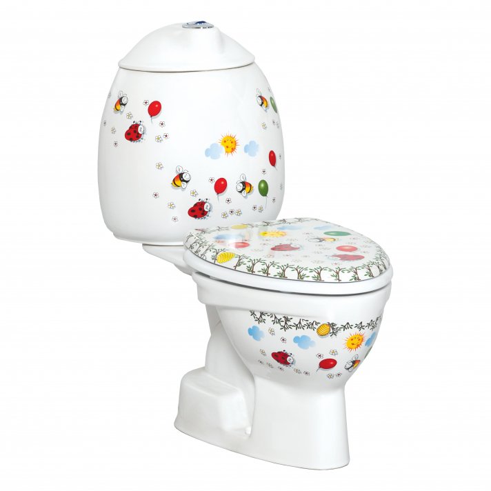 Eco Elegance Staande Kinder-Wc Wit S-Trap