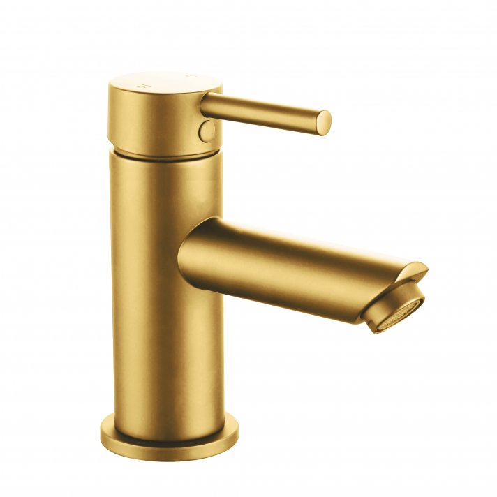 Eco Elegance Wastafelmengkraan - Geborsteld Goud