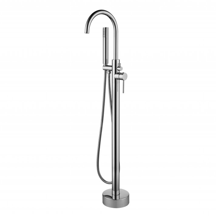 Eco Elegance Vrijstaande Badmengkraan Met Handdouche - Chroom