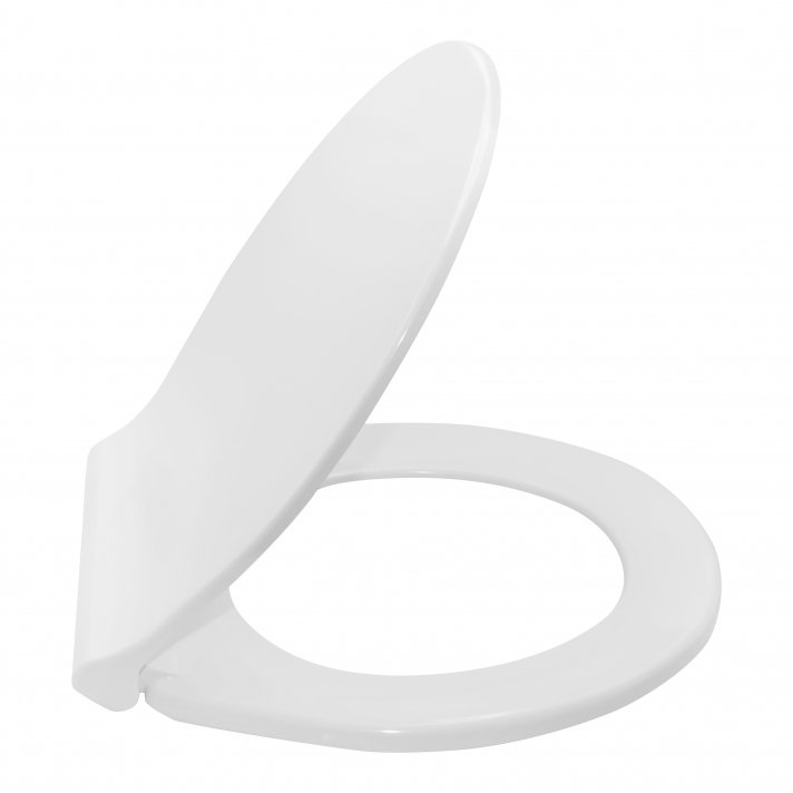 Eco Elegance Nice Flat Wc-Zitting Duroplast Inox Scharnieren