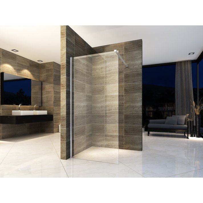 Eco Elegance Inloopdouchewand 8mm (100x200cm)