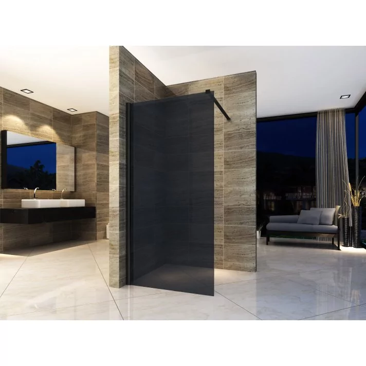 Eco Elegance Inloopdouchewand Rookglas 8mm (120x200cm)