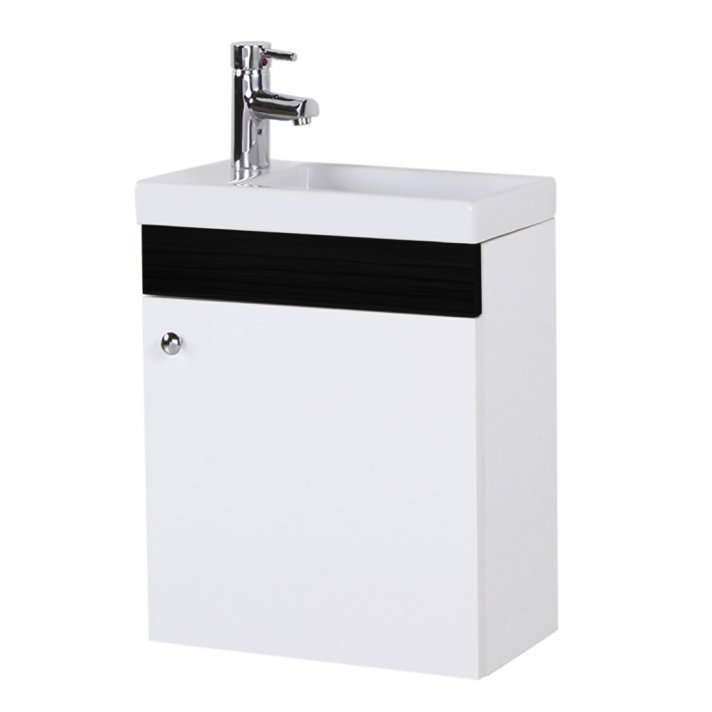 Eco Elegance Elmas Zwart Onderkast 45x55x25cm