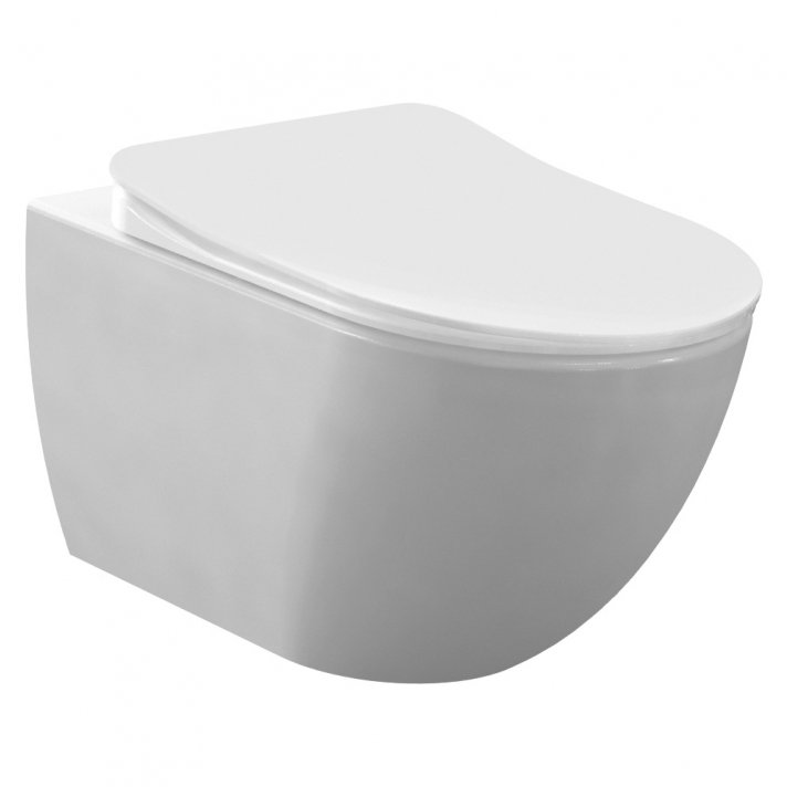 Hugo & Müeller Design Ophang Wc Zonder Sproeier (Bidet), Mat Wit