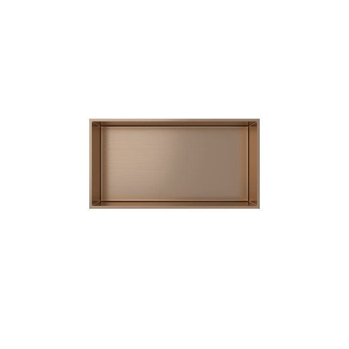 Eco Elegance Inbouwnis (300x600x100mm) - Geborsteld Koper