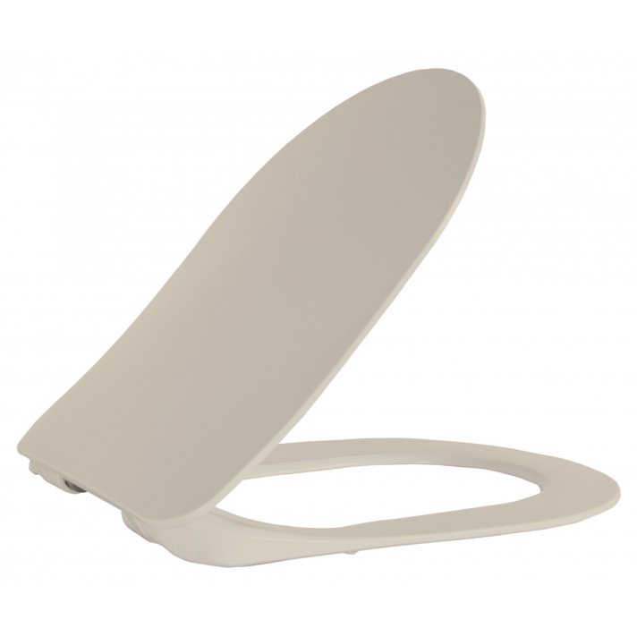 Hugo & Müeller Wc-Zitting Duroplast (Soft-Close & Quick Release) Met Inox Scharnieren - Koel Grijs