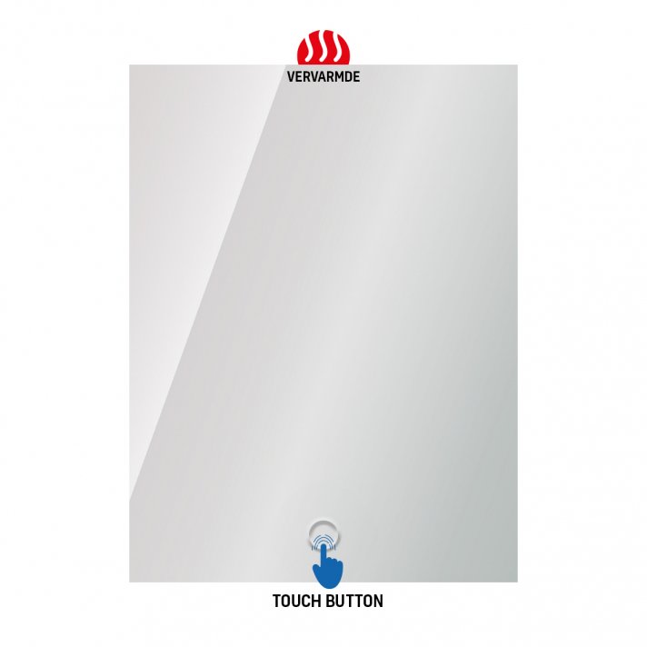 Eco Elegance Queen Ledspiegel Met Verwarming (80x60cm)