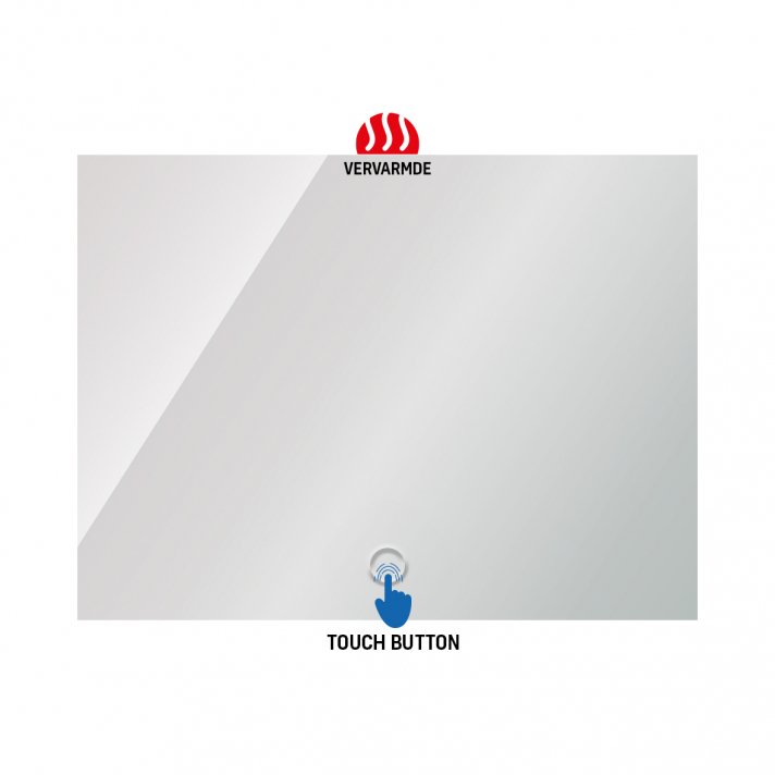 Eco Elegance Queen Led Spiegel Met Verwarming (80x60cm)