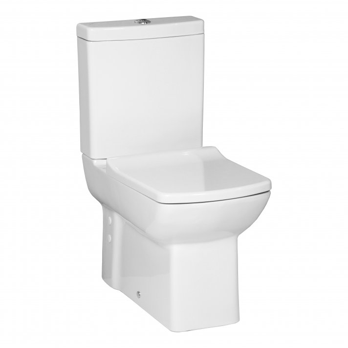 Hugo & Müeller Lara Staande Wc Onderpot, Met Sproeier (Bidet), Muur/Onder Uitgang Wit