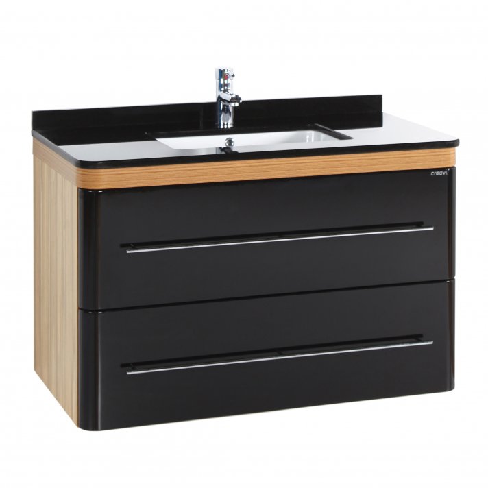 Eco Elegance Piano 100 Granieten Tablet Met Wastafel (101x53cm)