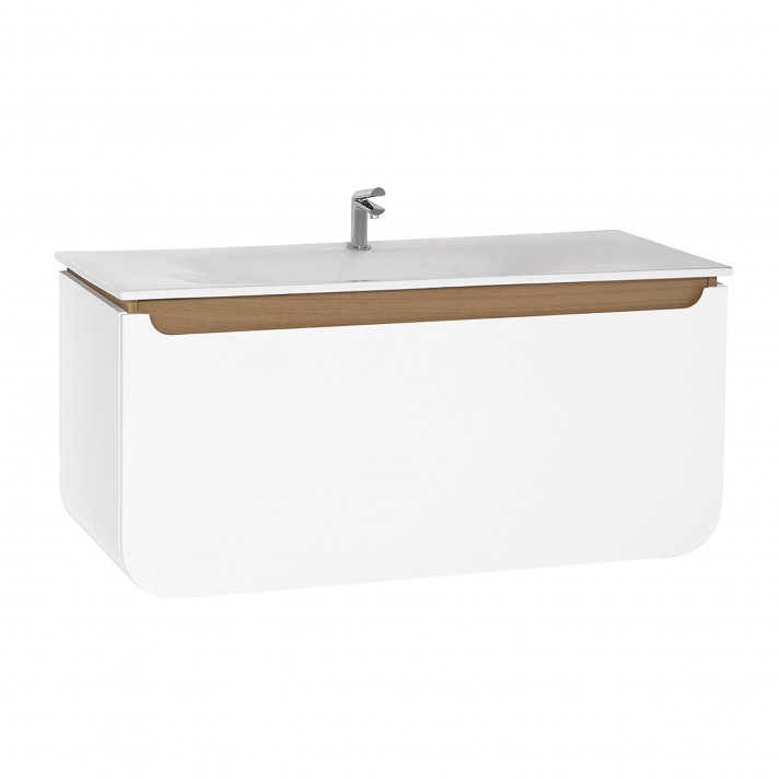 Hugo & Müeller Pion 120 Onderkast (119.5x85x52.5cm) - Wit Eik
