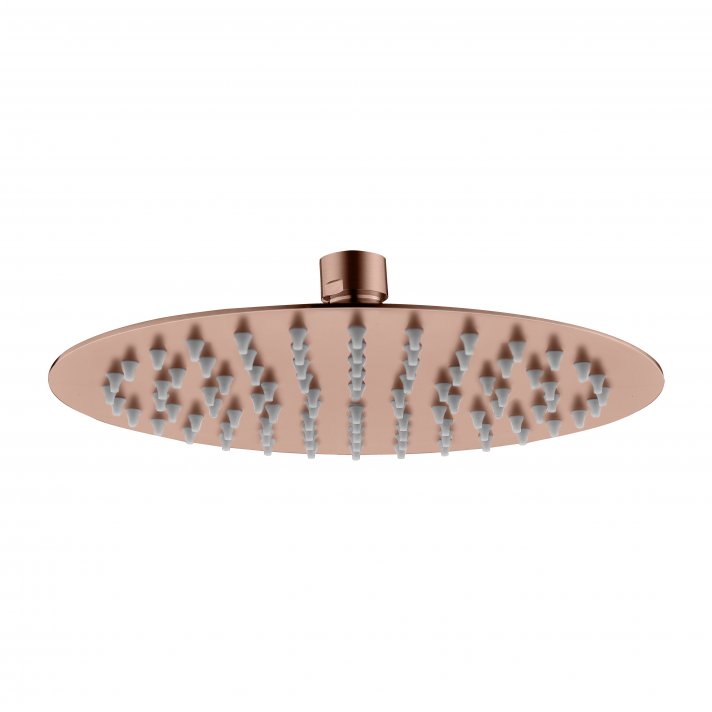 Eco Elegance Rond Rainshower Geborsteld Koper