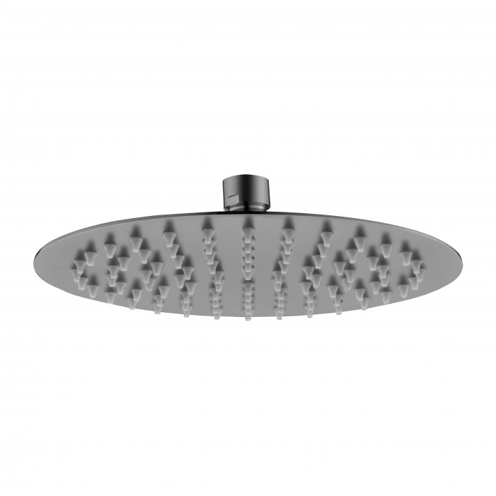 Eco Elegance Rond Rainshower Gunmetal Grijs