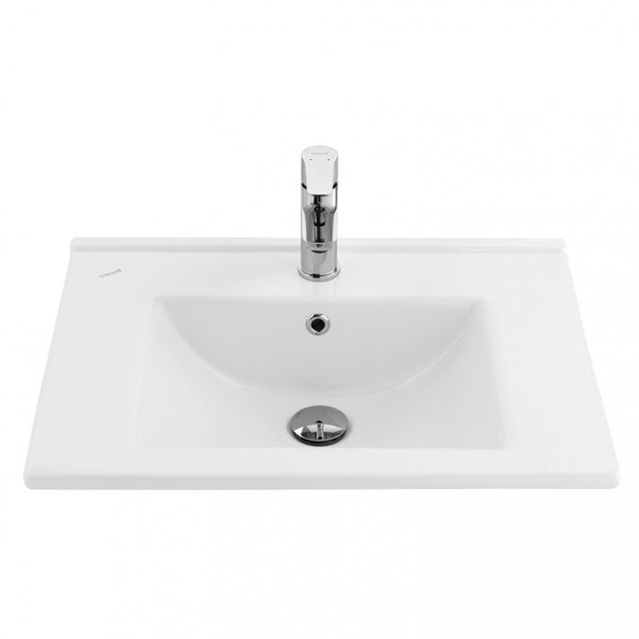 Eco Elegance Keramische Wastafel (45x60cm) - Wit