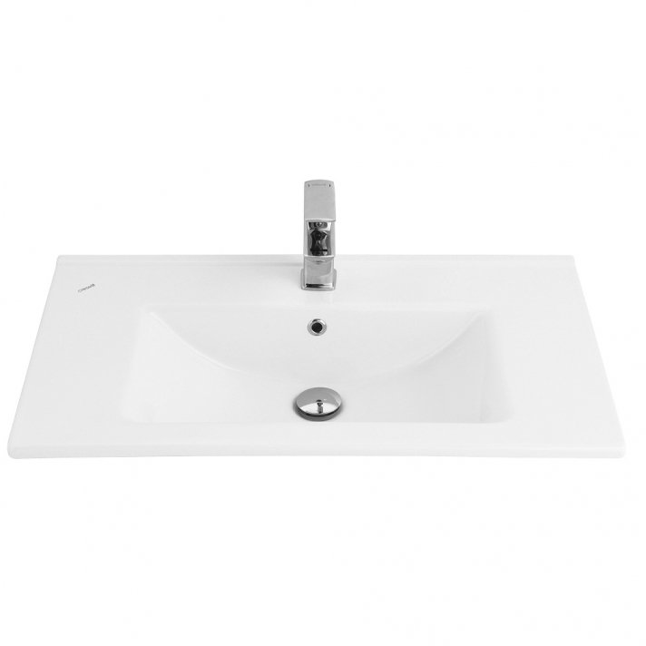 Eco Elegance Keramische Wastafel (45x80cm) - Wit