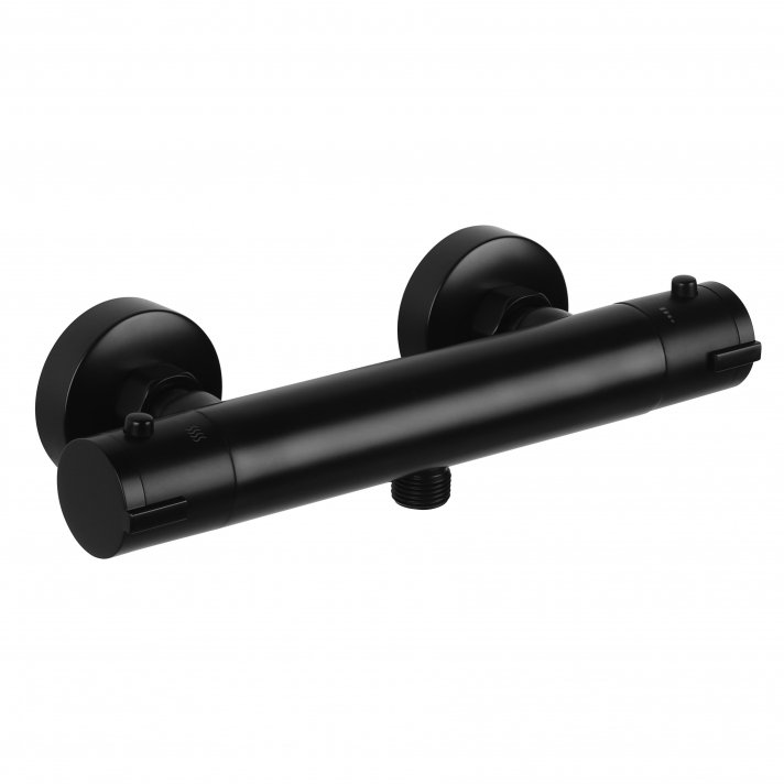 Eco Elegance Design Thermostatische Douchekraan - Mat Zwart