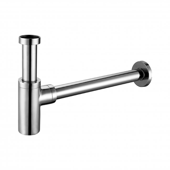 Eco Elegance Design Wastafel Sifon Uit Messing 5/4 (33cm) - Chroom