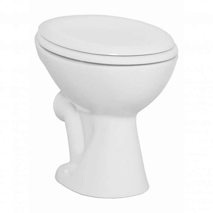 Eco Elegance Staande Wc Onderpot Wit, Met Sproeier (Bidet), P-Trap