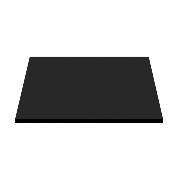 Eco Elegance Wastafeltablet Mdf (56.4x45.5x2.6 Cm) - Mat Zwart