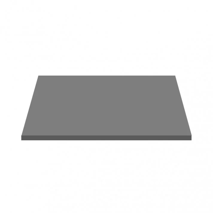 Eco Elegance Wastafeltablet Mdf (76.4x45.5x2.6 Cm) - Mat Grijs