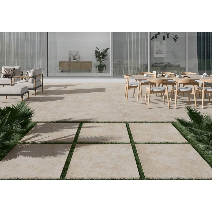 Navarti Grain Stone terrastegel mat-61x61-Sand