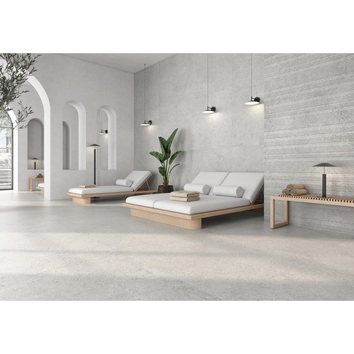 ITT Macan wandtegel mat decor 31,6x100 grey