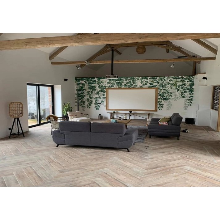 Actiepallet 67.76 m2 - Oakland houtlook tegel 15x90 Beige