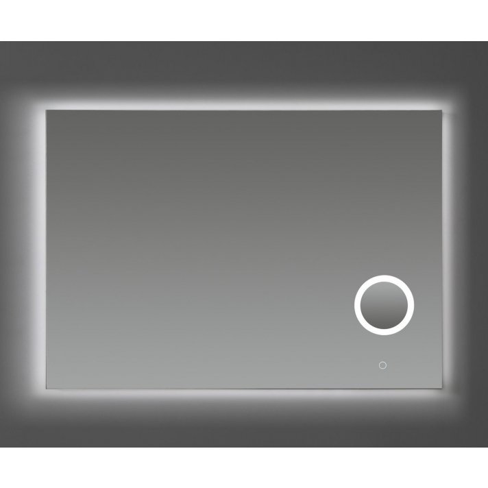 Sani DeLuxe Spiegel met make-up spiegel met LED verlichting, 3 kleur instelbaar & dimbaar 100
