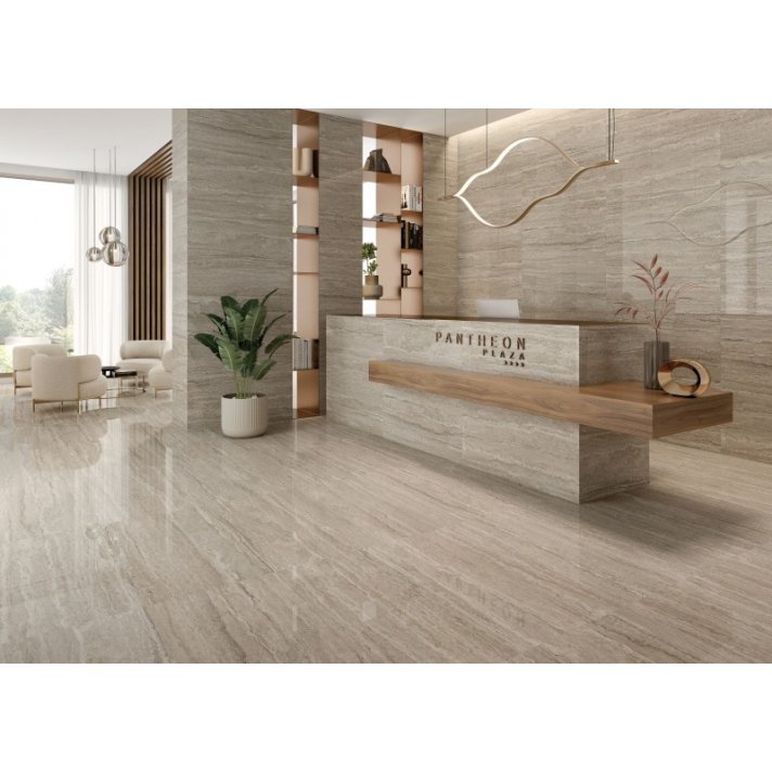 Halcon Veincut vloertegel mat 60x120 silver