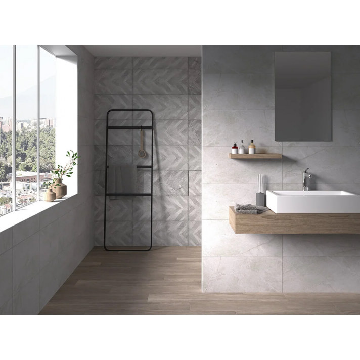 Navarti Artan wandtegel mat 33x55 gris