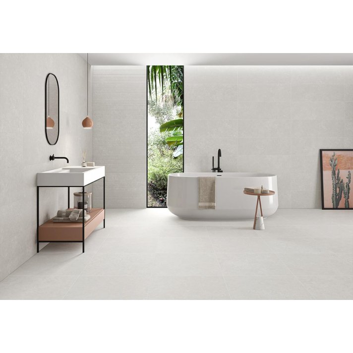 Navarti Batela wandtegel mat 30x90 blanco