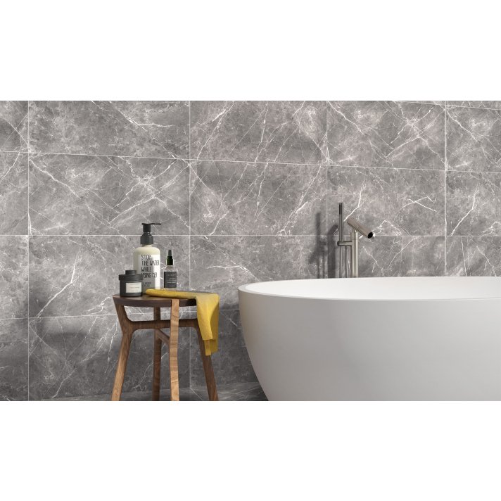 Ecoceramic Bolonia hoogglans vloertegel 60x120 marengo