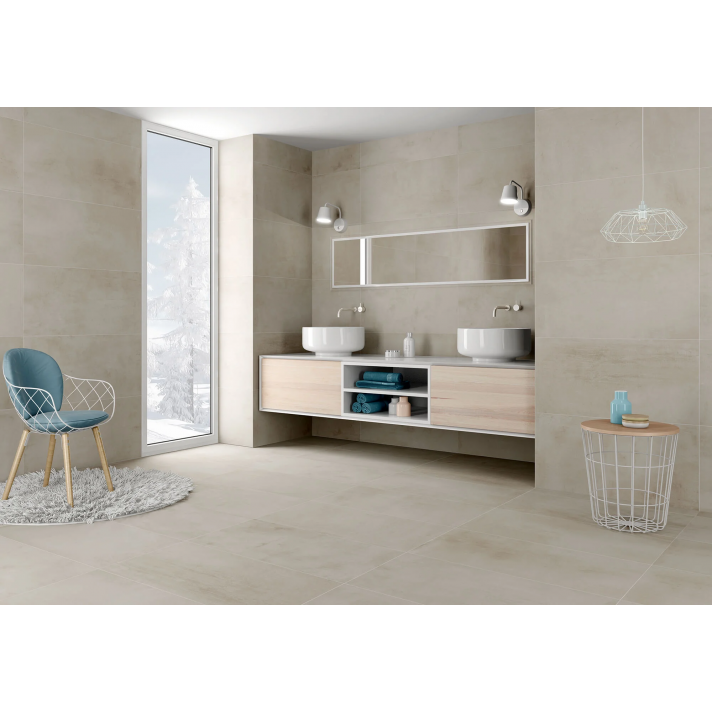 Navarti Dylon vloertegel mat 90x90 taupe