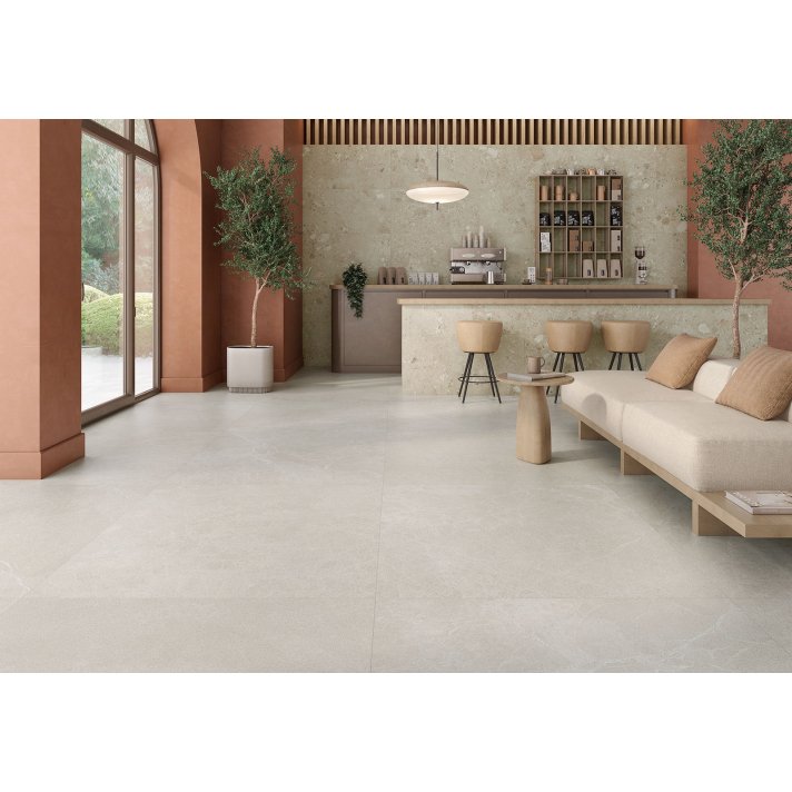 Navarti Freezen vloertegel mat 90x90 almond
