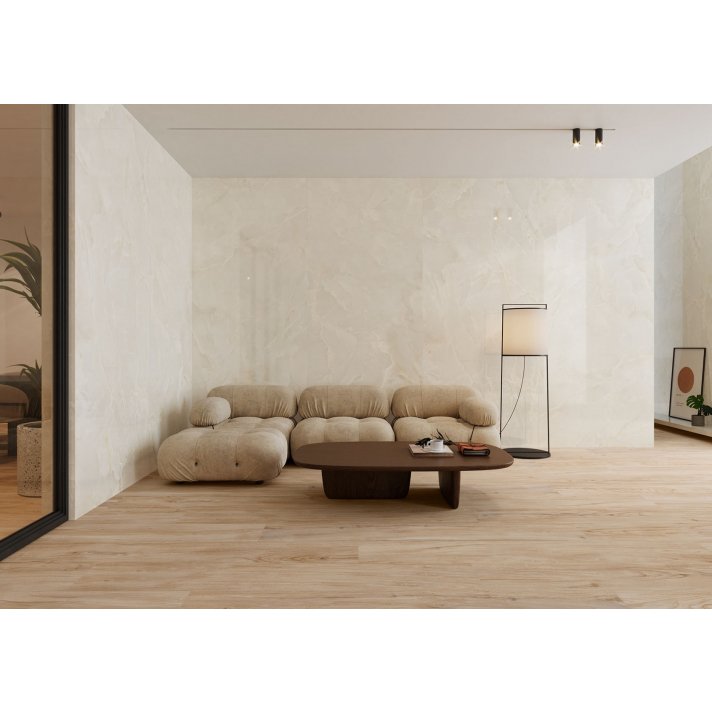 Navarti Garner hoogglans wandtegel 33x55 marfil