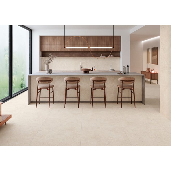 Navarti Levin vloertegel mat 120x120 almond