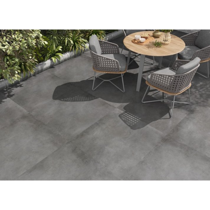 Halcon Madox vloertegel lappato 100x100 antracita
