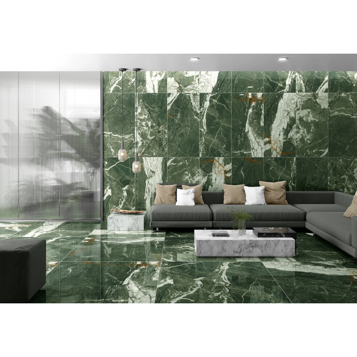 Navarti moluka hoogglans vloertegel 60x120 verde