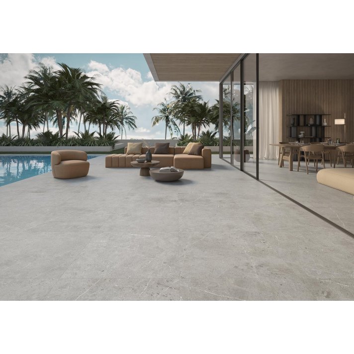 Navarti Unika terrastegel mat 90x90 grey