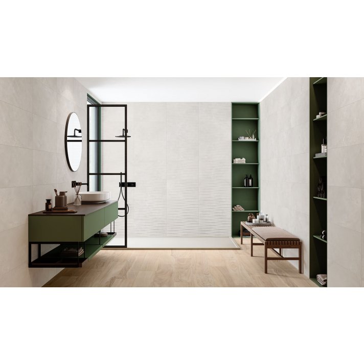 Navarti Ziro wandtegel mat 33x55 perla